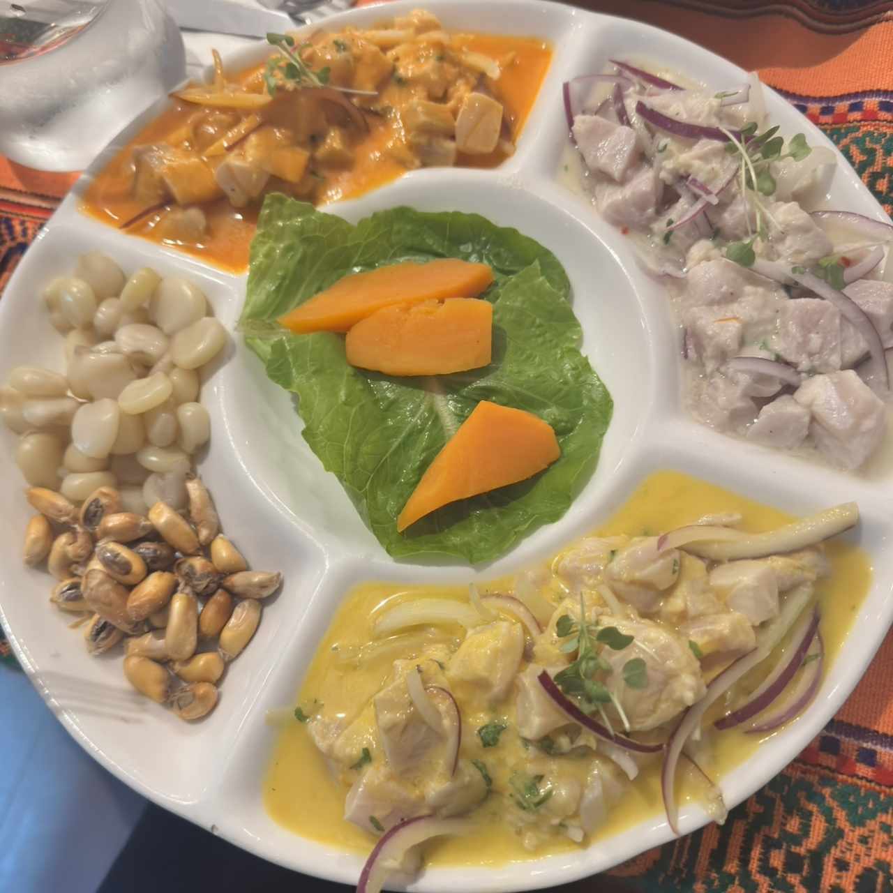 Ceviche 3 cremas