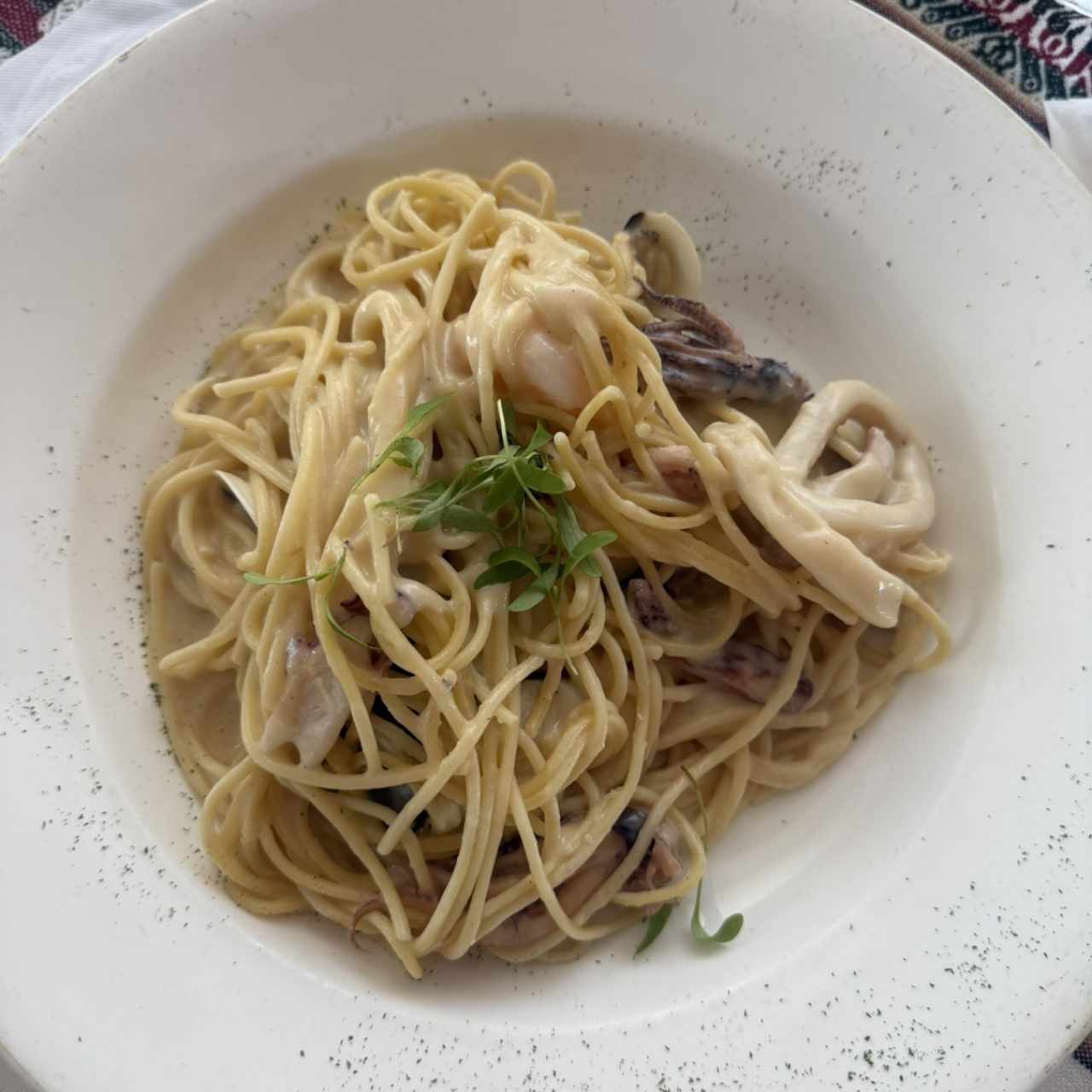 Espaguetti Frutos del Mar