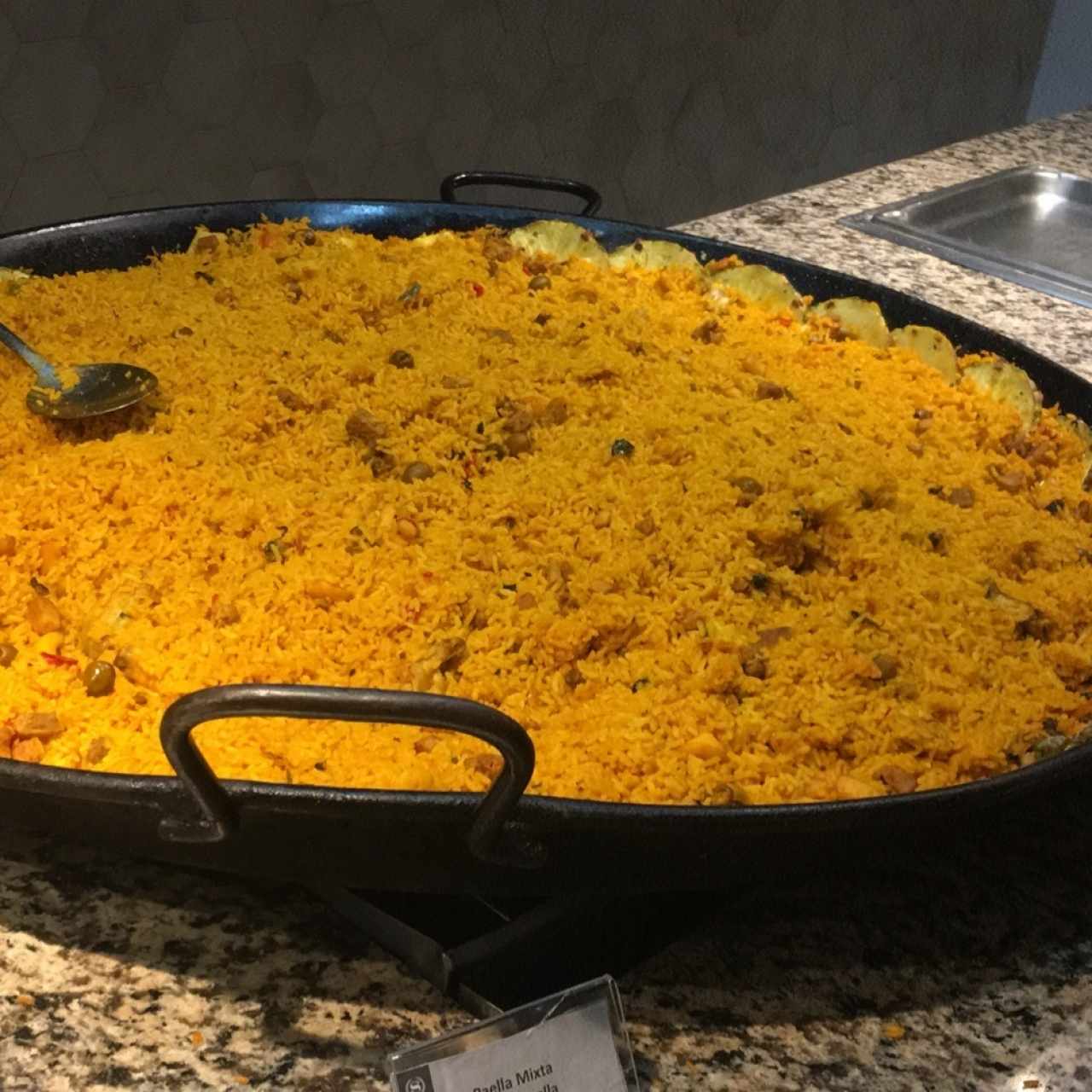 paella muy pobre en ingredientes