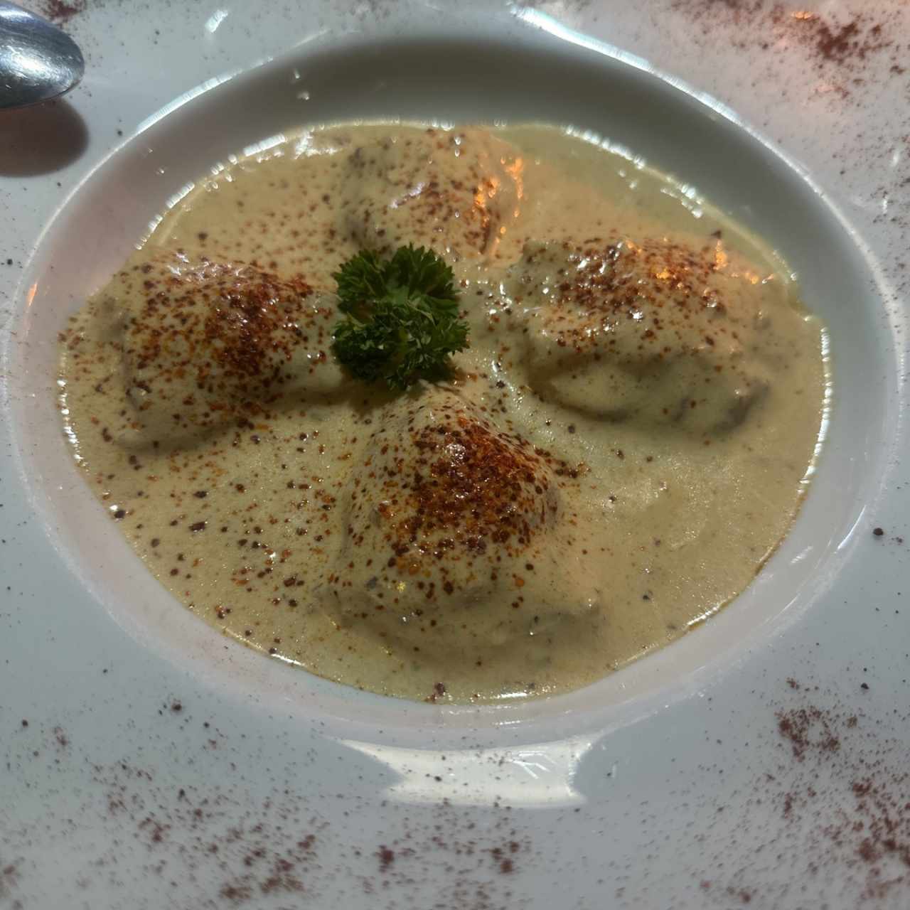 Piquillos rellenos de langosta 