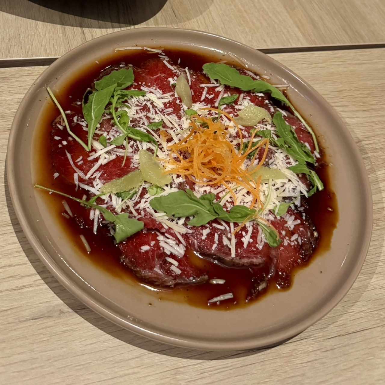 Carpaccio de atún 