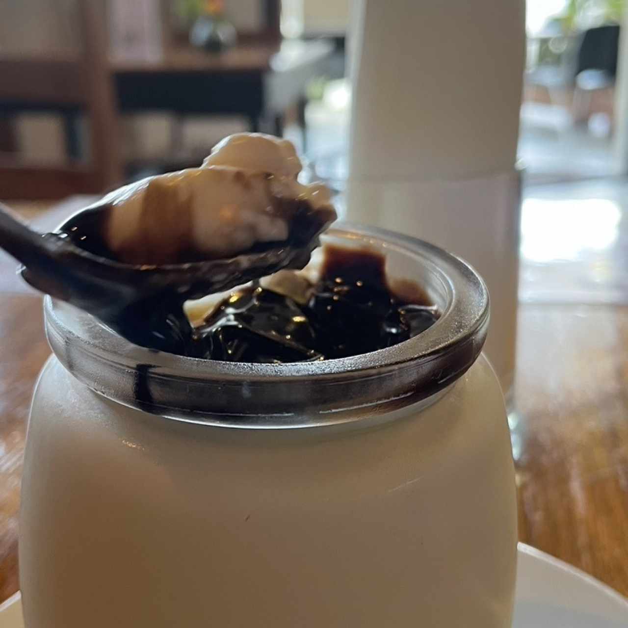 Panacota de vainilla y chocolate