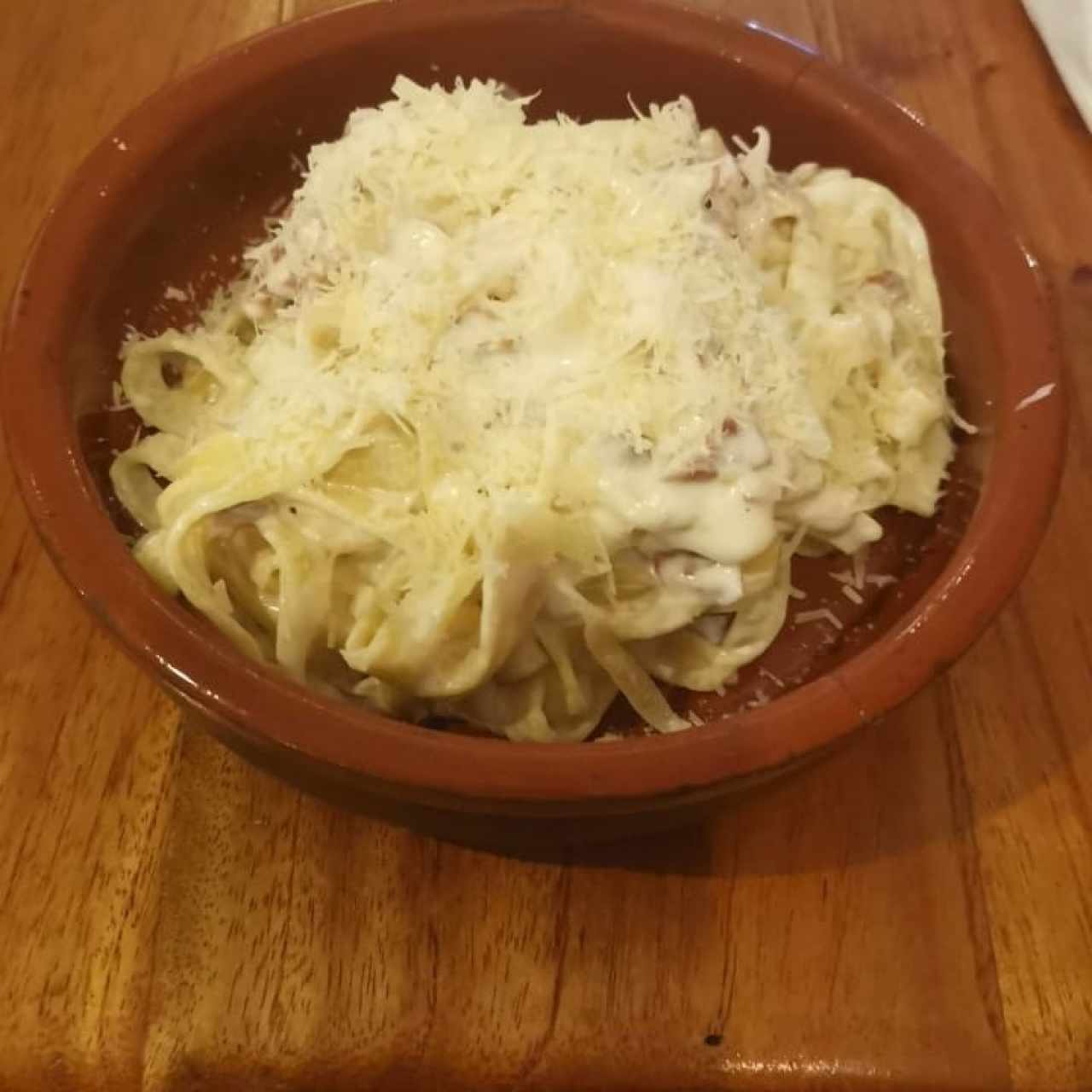 Fetuchini con Salsa Alfredo