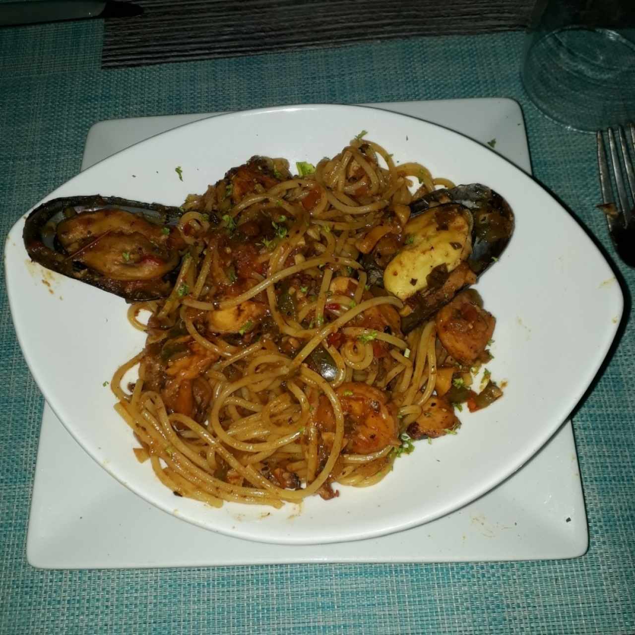 spaguetti frutti di mare