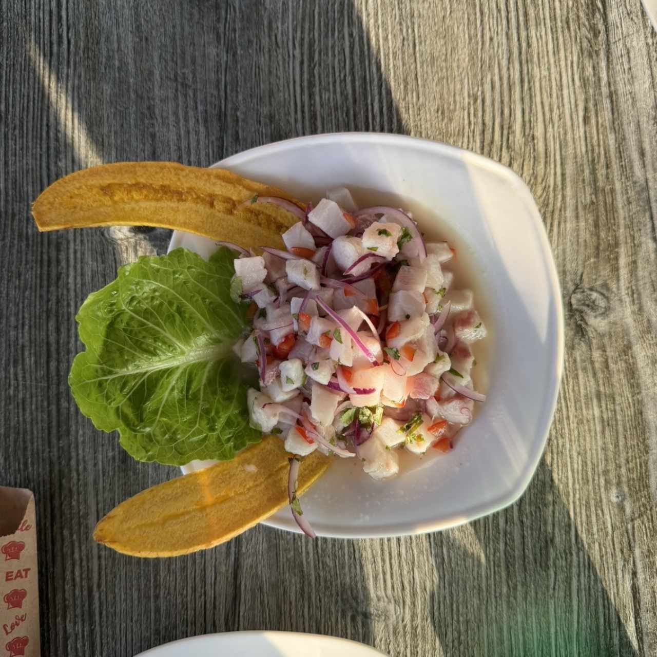 CEVICHE DE PESCADO BOGA BAR