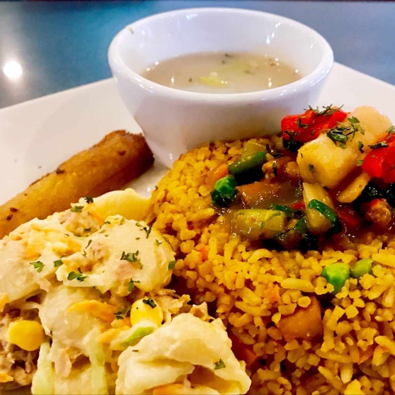 almuerzo ejecutivo a otro nivel con mariscos