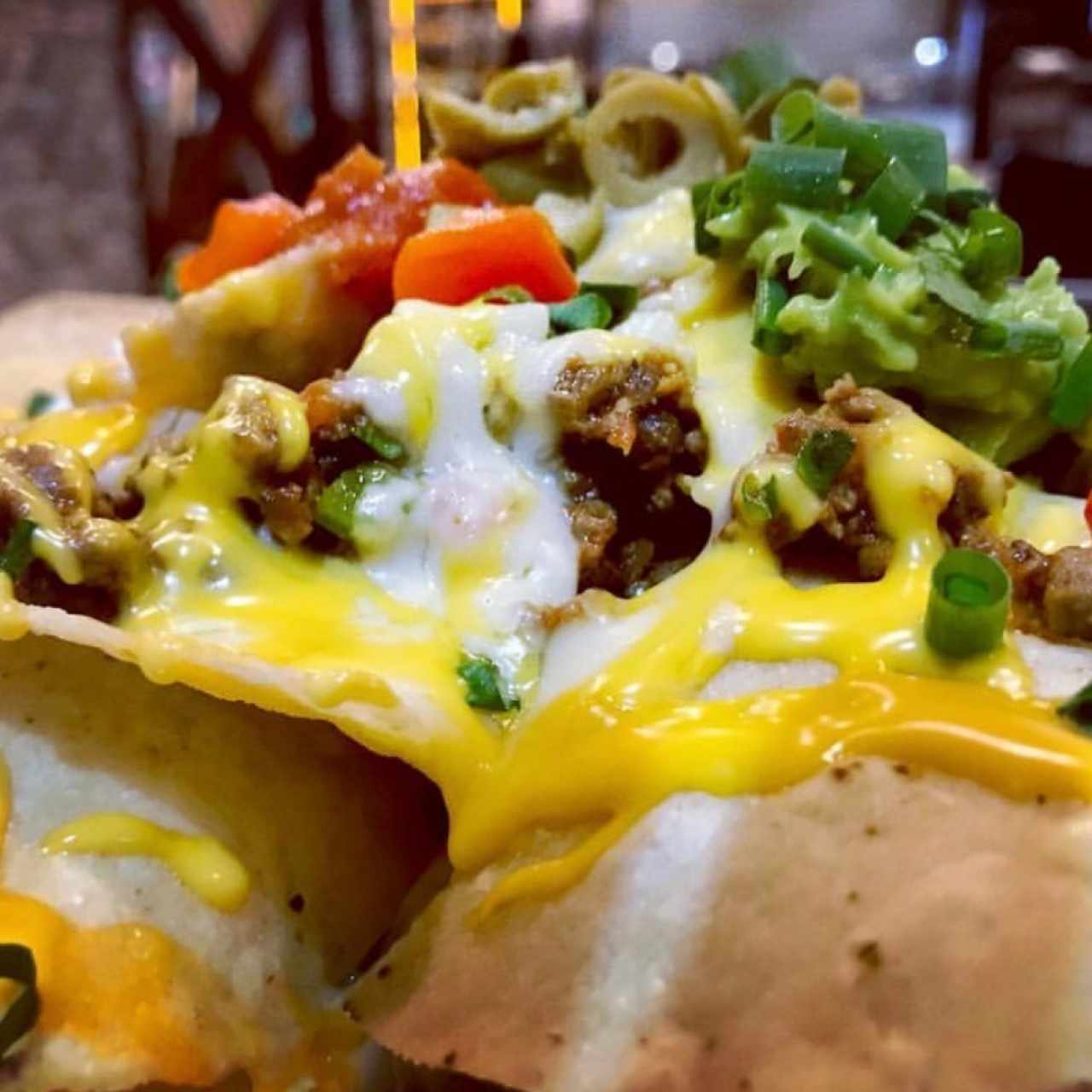 unos nachos para el lunch 😳