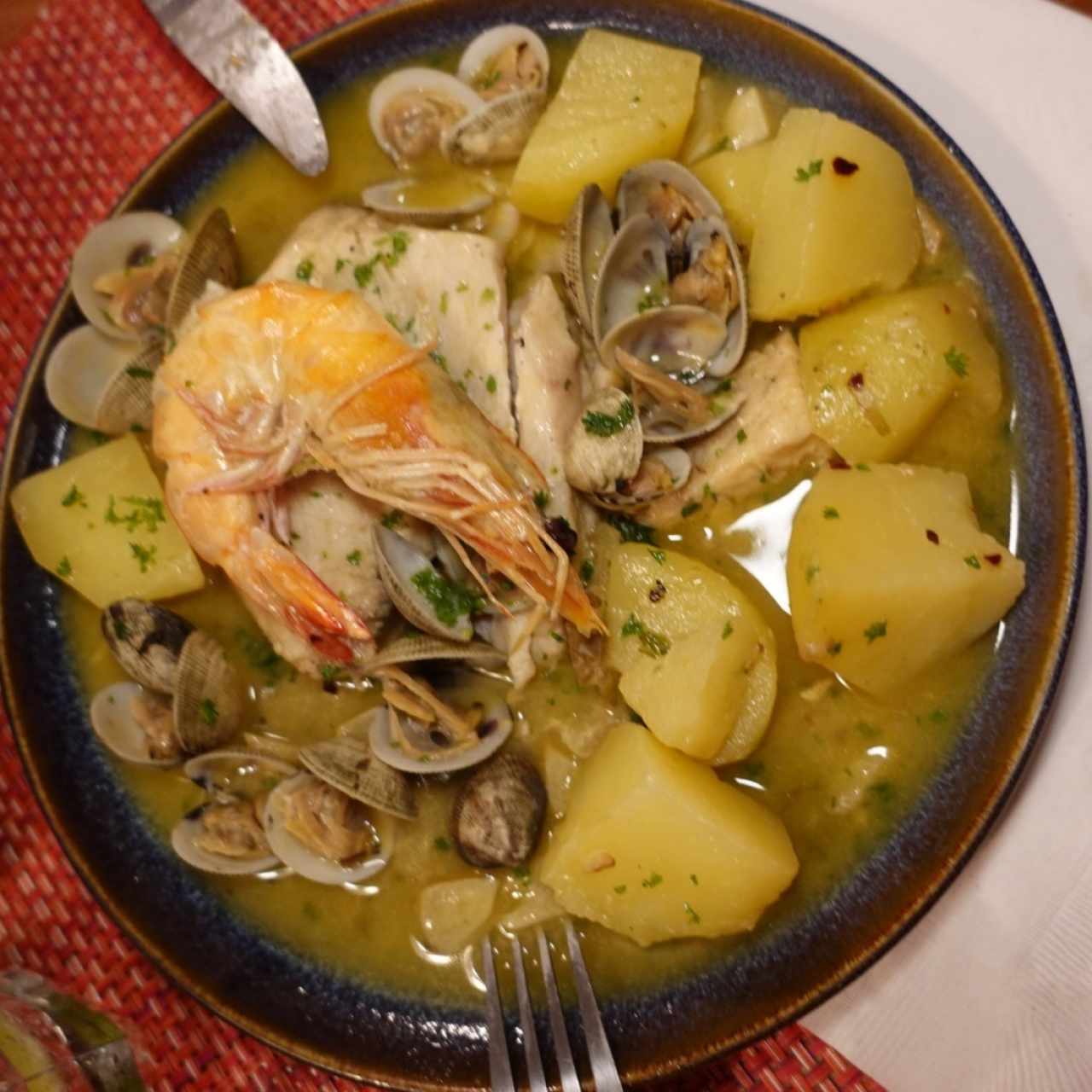 Corvina a la vasca 