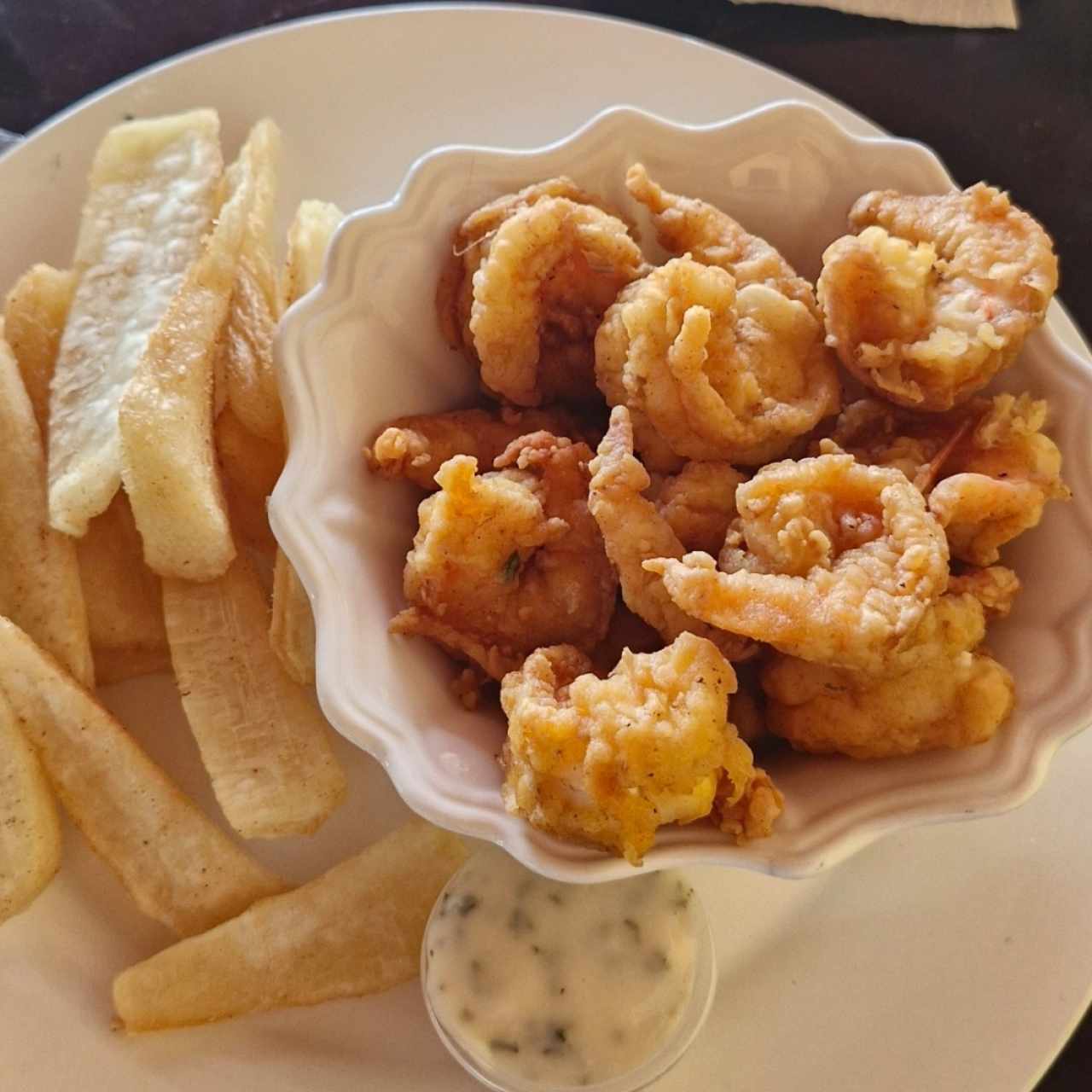Camarones (fritos ó apanados)
