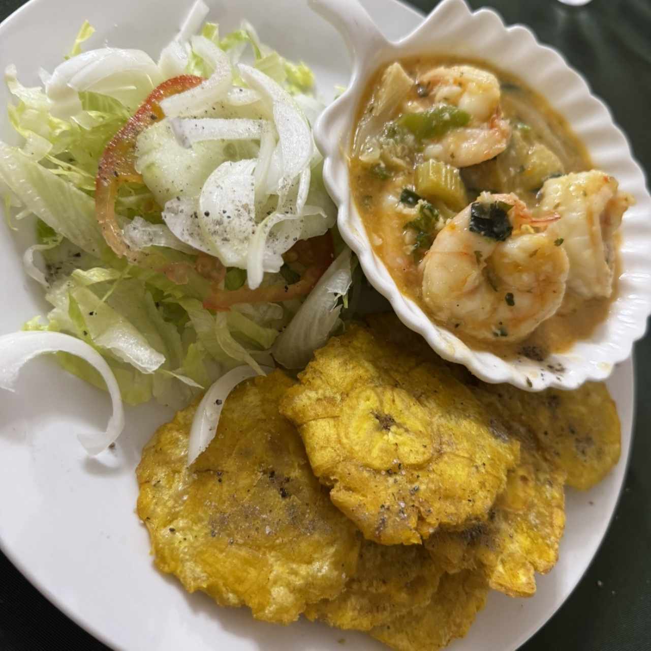 Langostinos (fritos, al ajillo ó apanado)