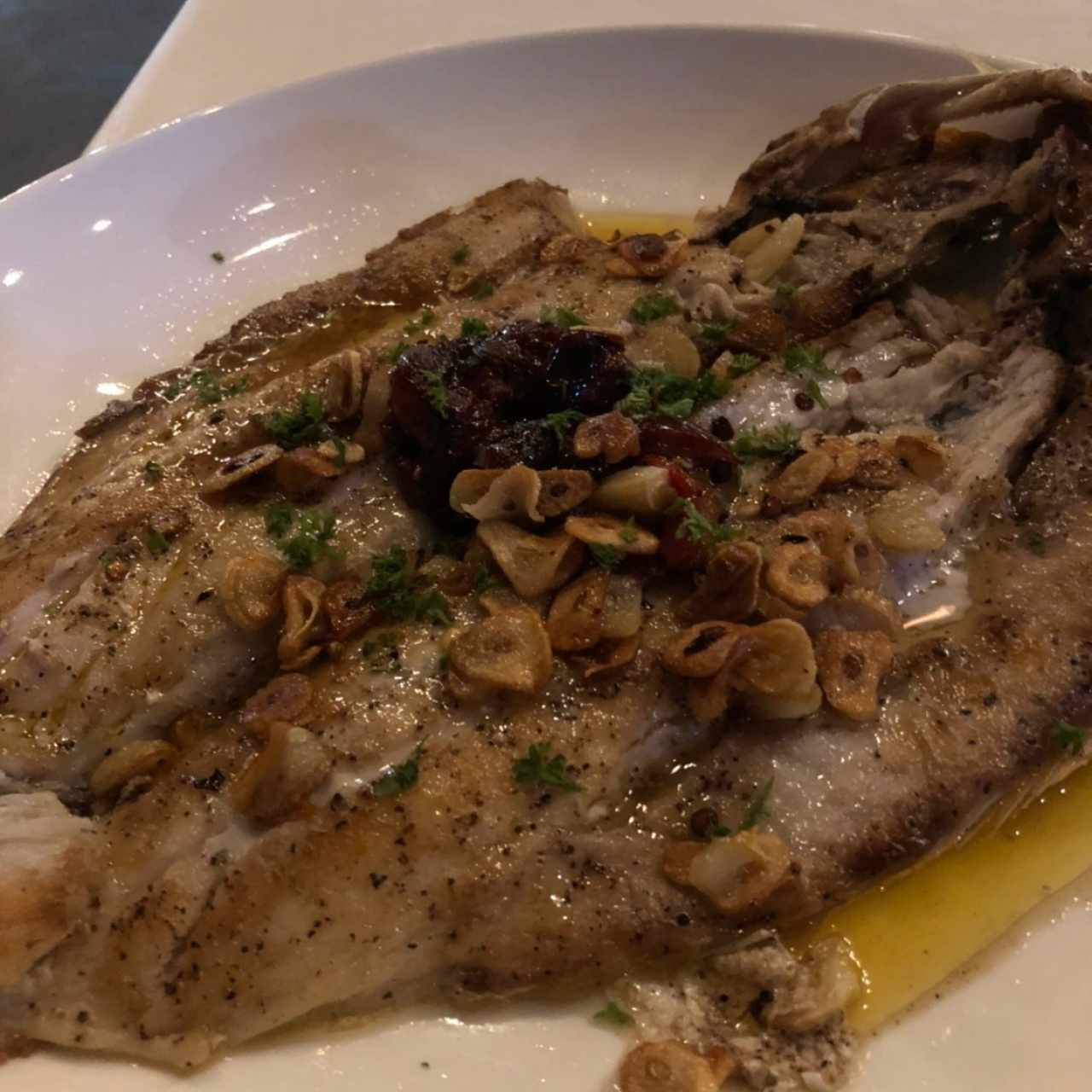 Corvina a la espalda