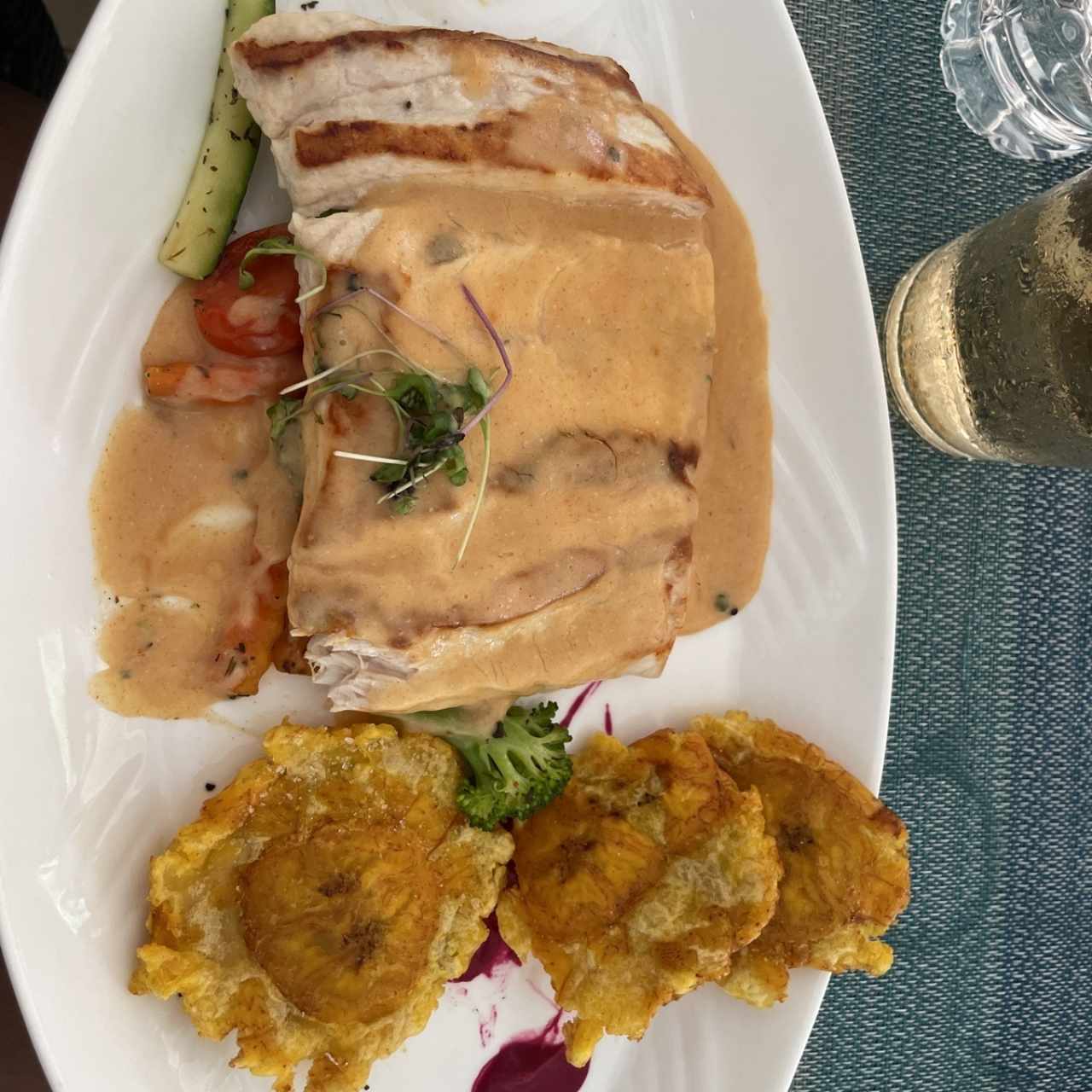 Pescado en salsa de crustacio ♥️