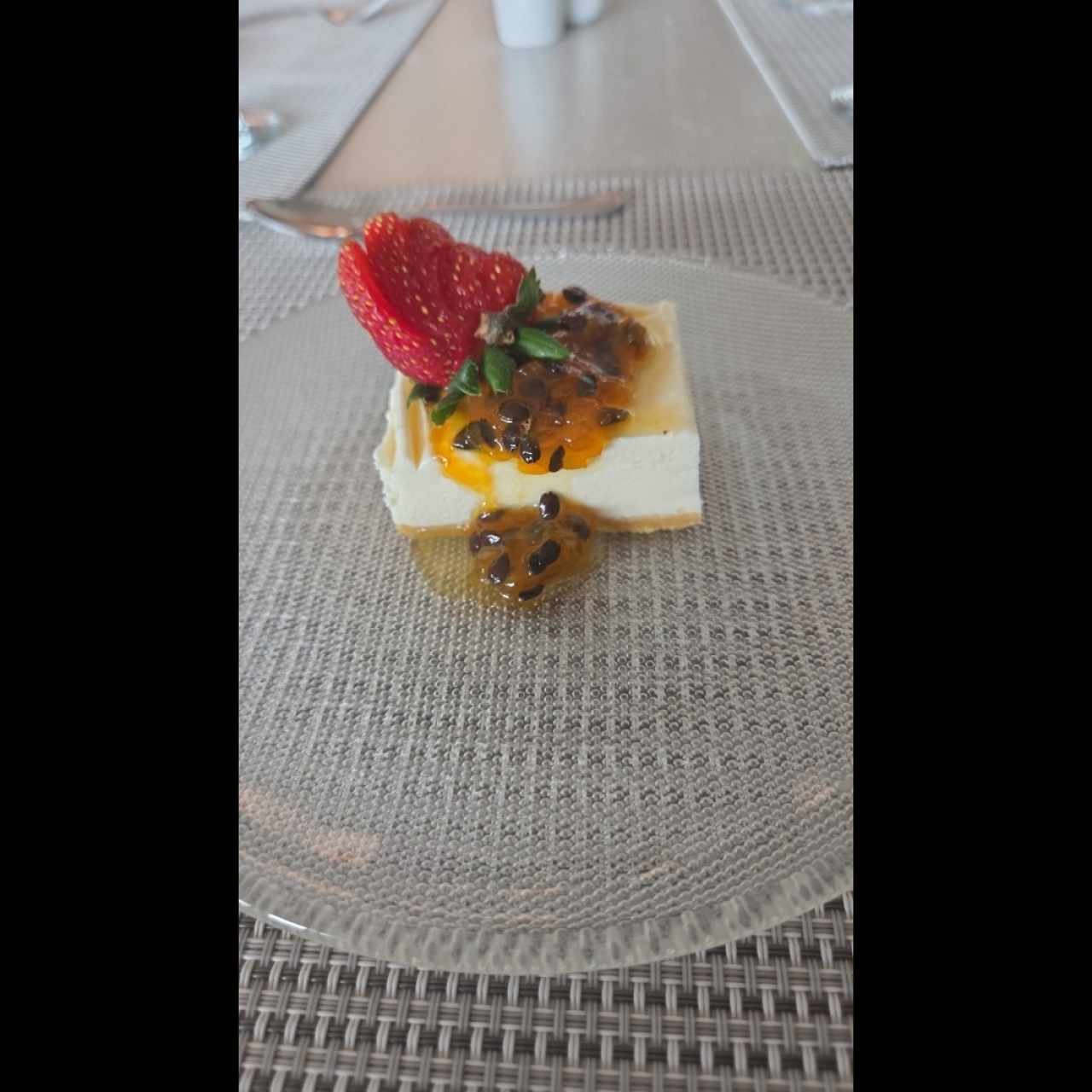 Postre de maracuya