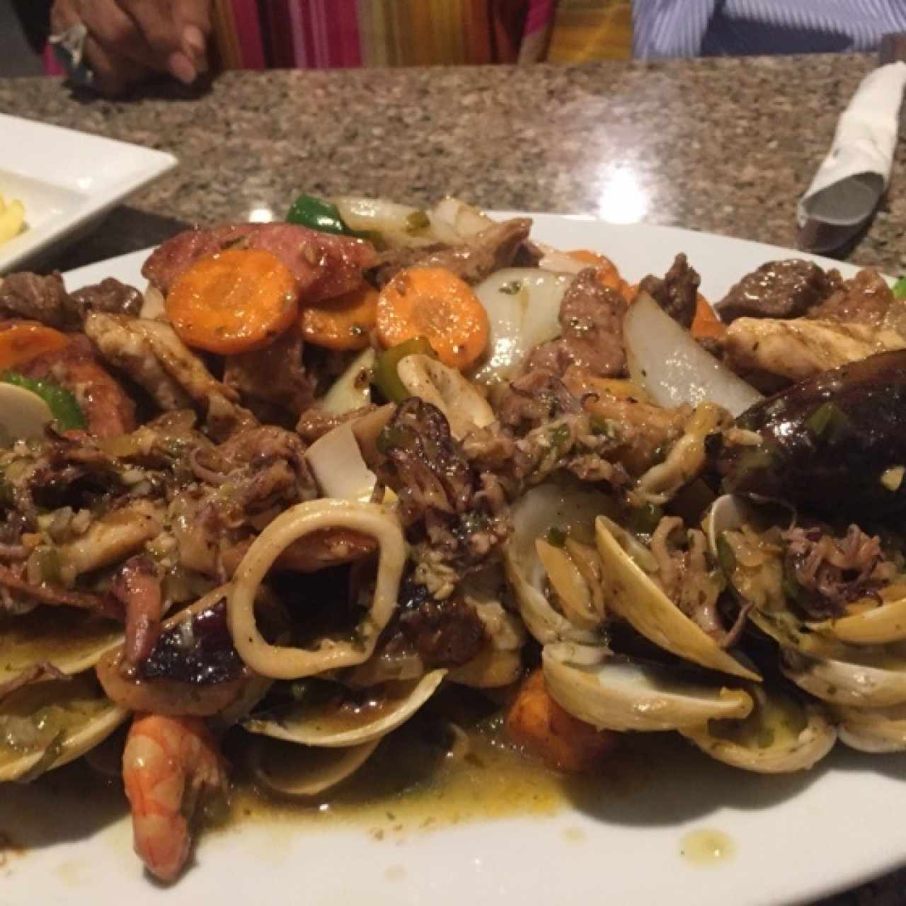 picada mar y tierra 