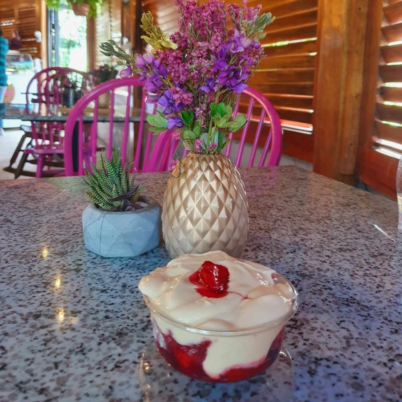 Fresas con Natilla