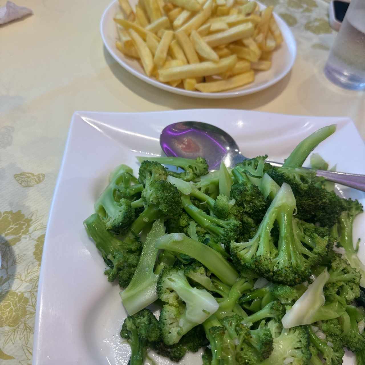 Brócoli con zanahoria y ajo