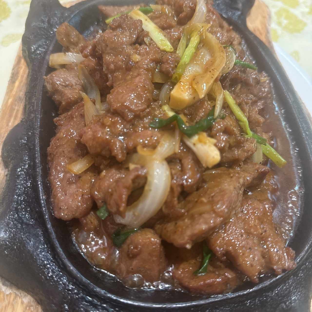 Filete de carne a la plancha