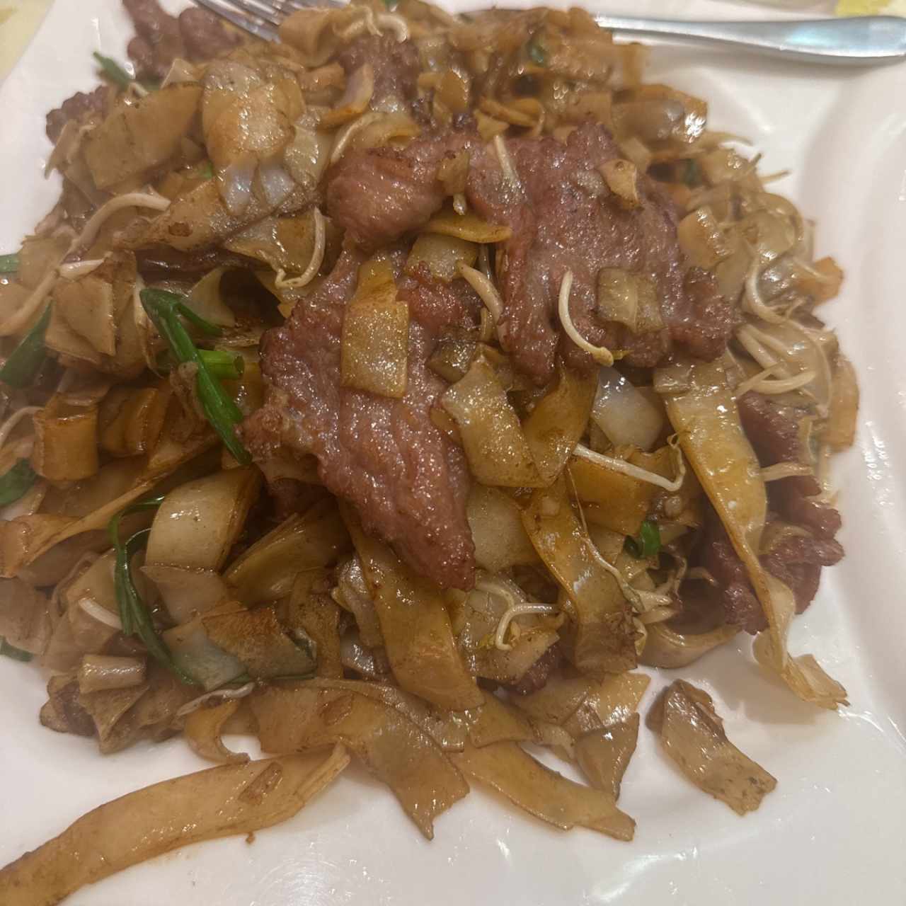 Chow fan seco de carne 