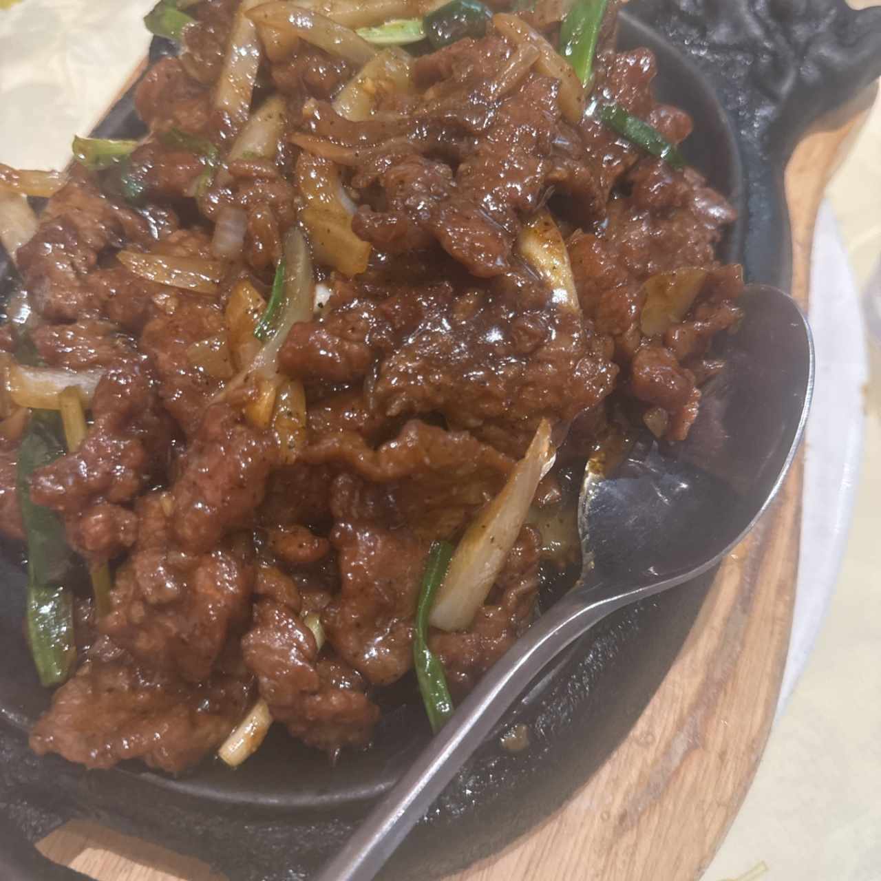 Filete de carne a la plancha