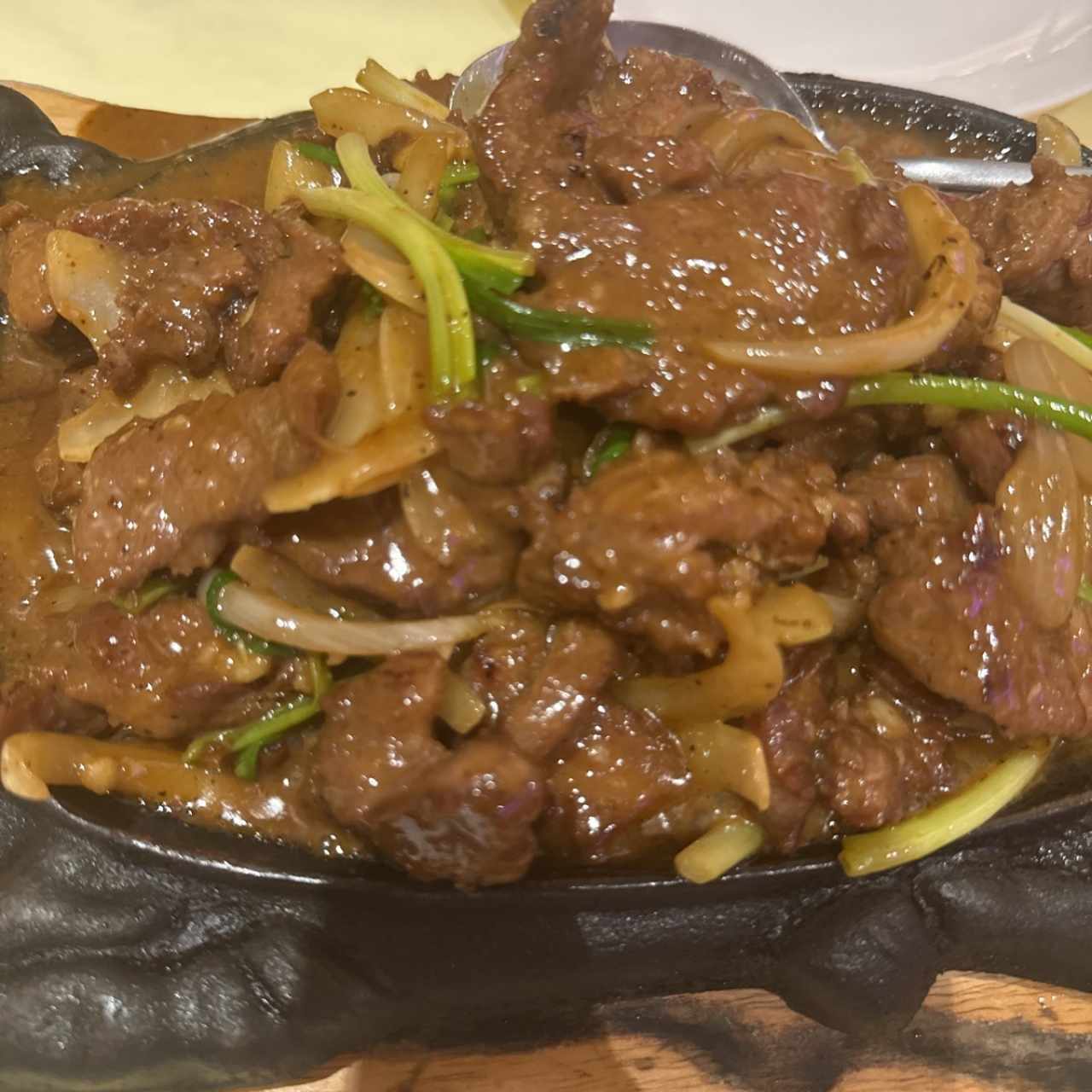 Filete de carne a la plancha