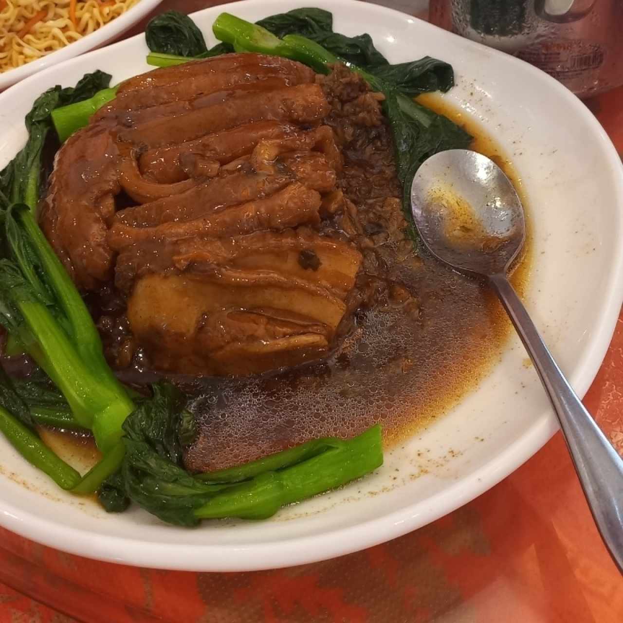 pork belly con hojas