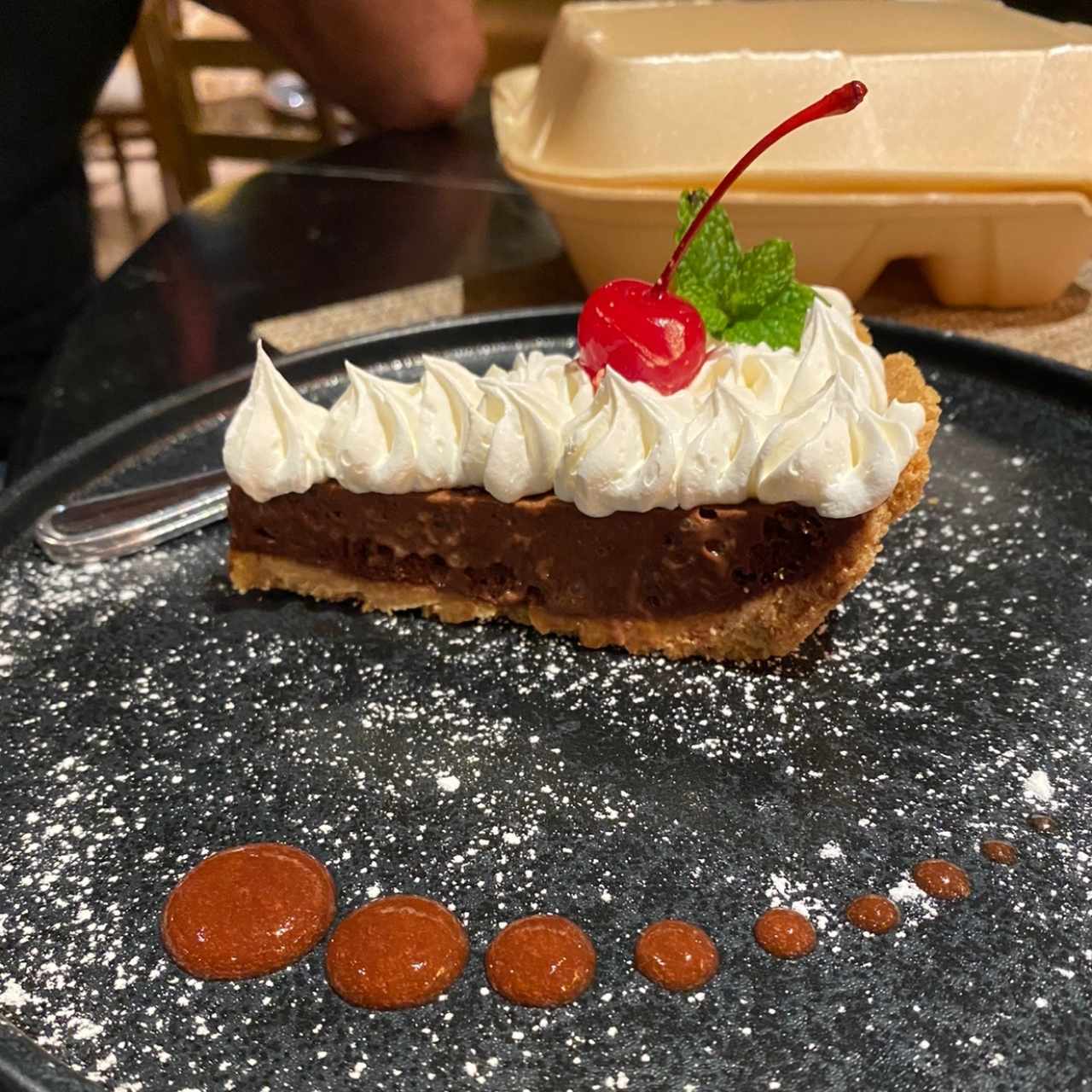 Pie de chocolate