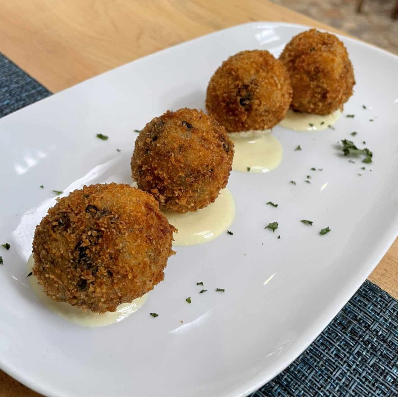 Croquetas de Risotto de Hongos