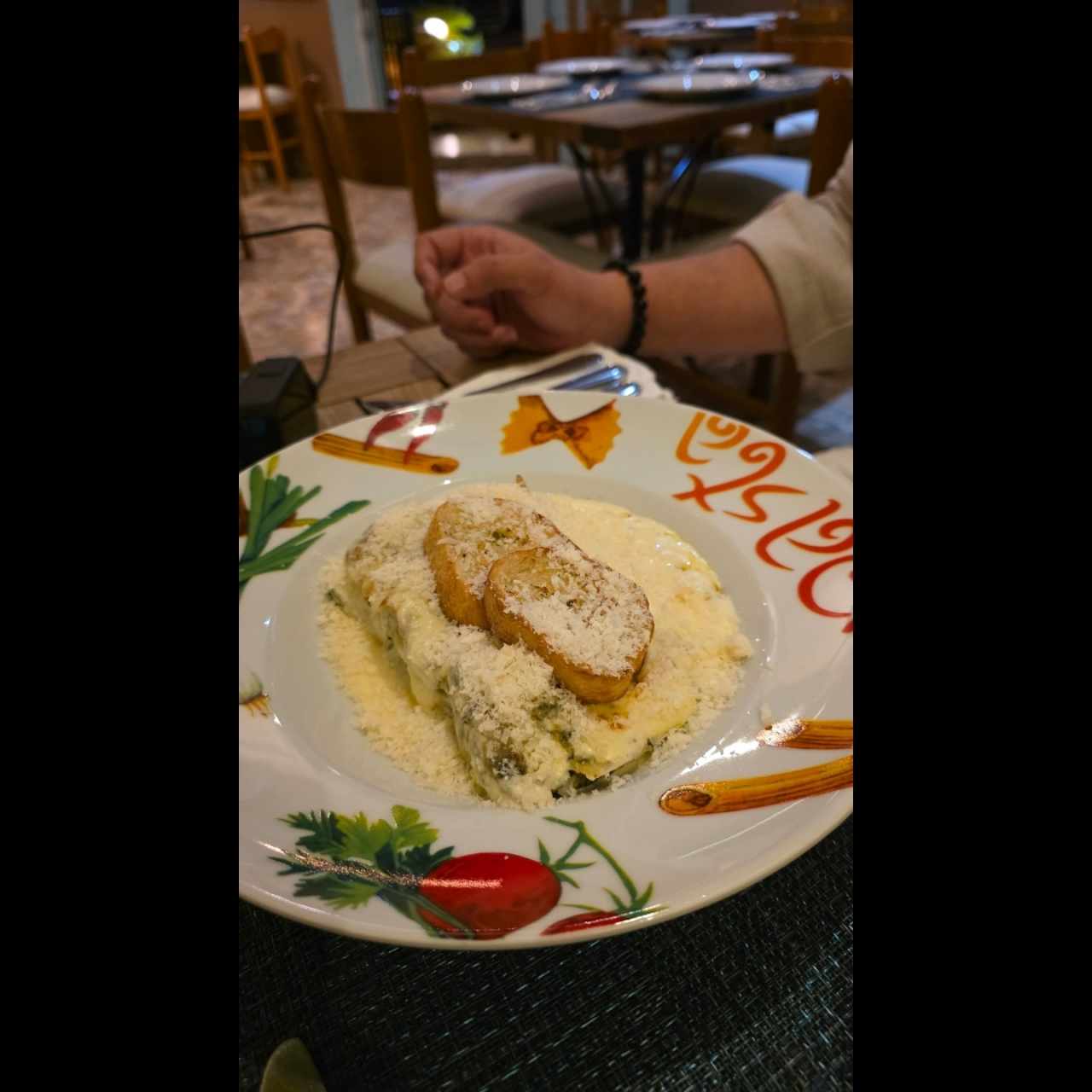 Primi Piatti - Lasaña de Pollo