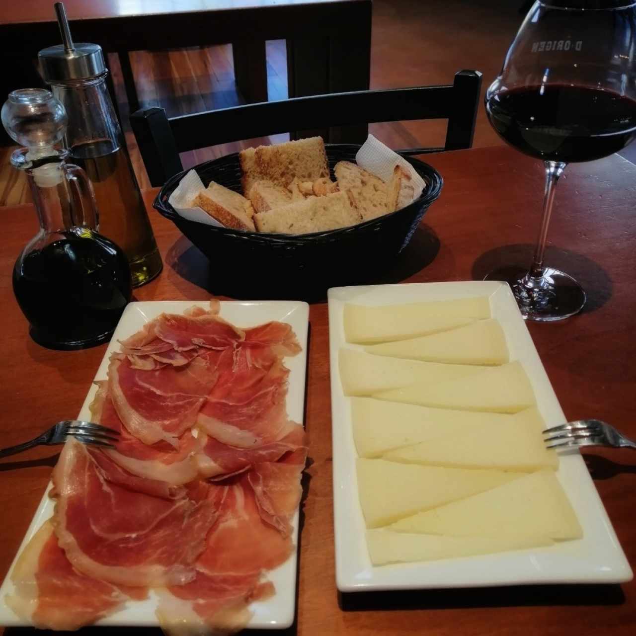 tabla española de Jamon & Queso