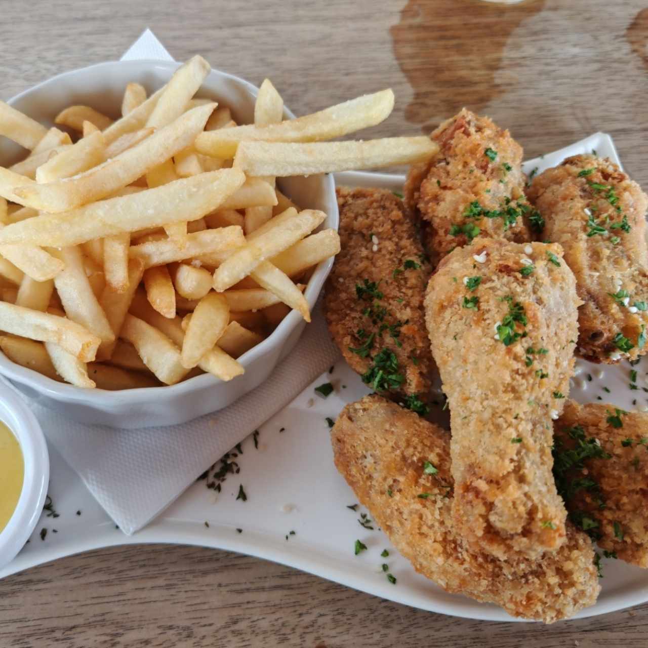 Alitas de Pollo (1 o 1/2 porción)