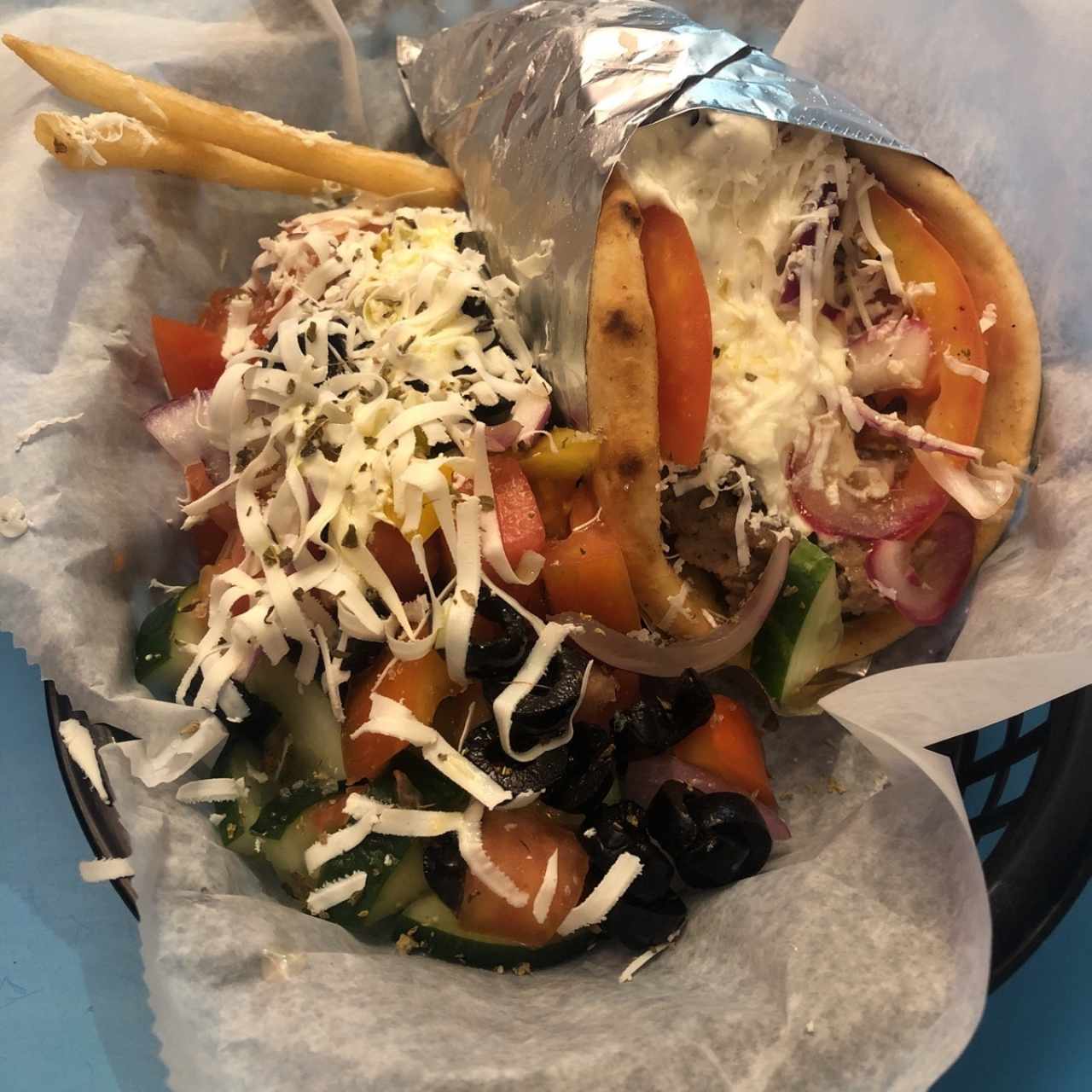 gyro de cordero