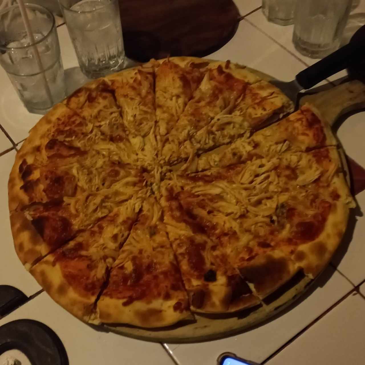 Pizza de pollo