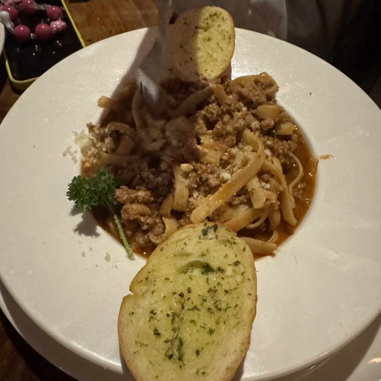 Fettucini a la bolognesa