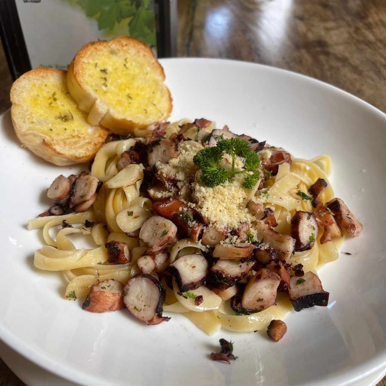 Fetuccini de pulpo