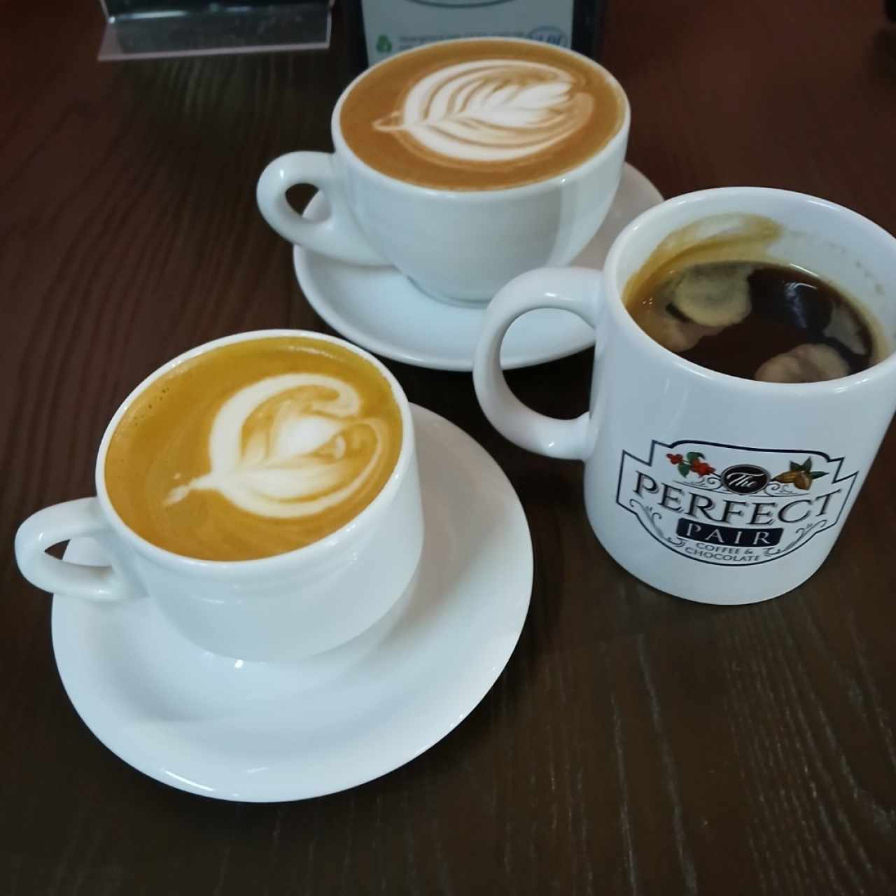 Capuchino Mocachino y Café Negto