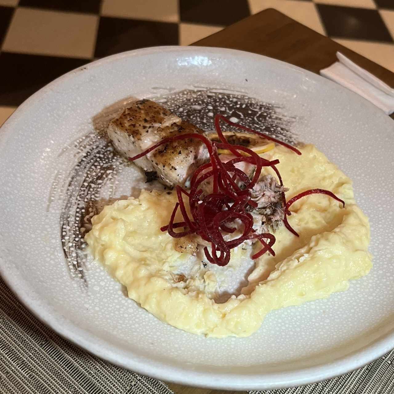Kids Menu Pescado con pure 