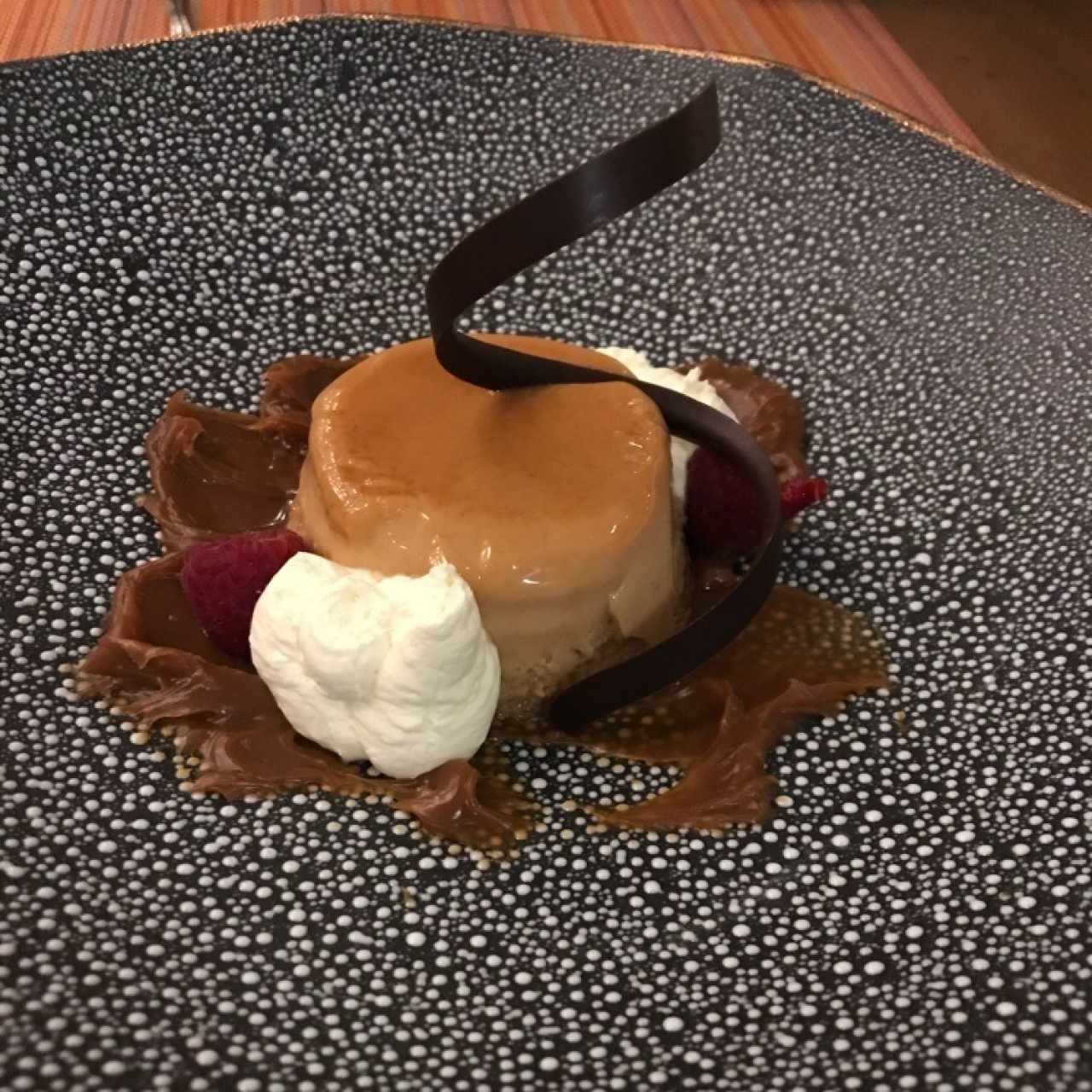 flan de manjar