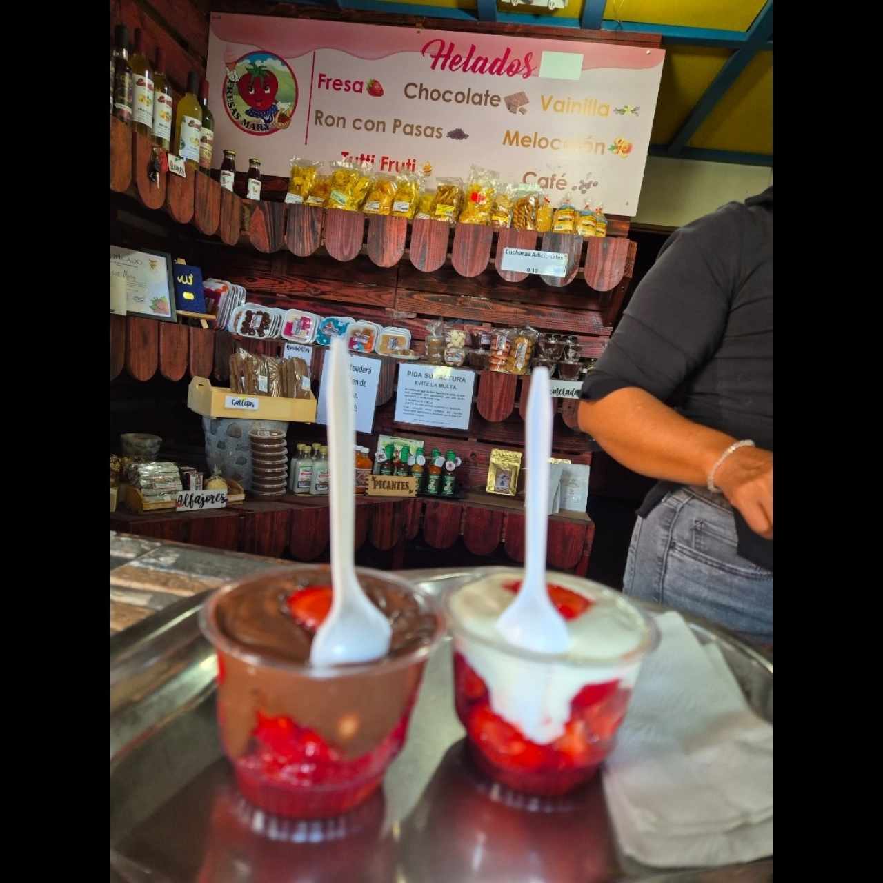 Fresas con nutella