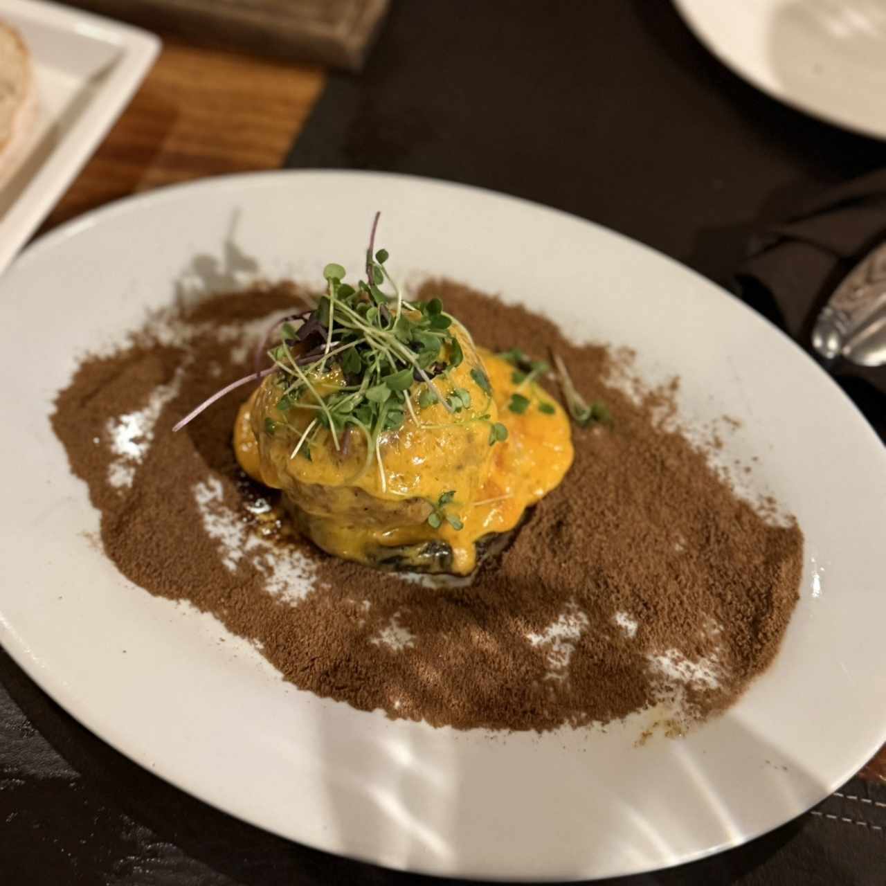 Portobello con Chorizo y Queso Chedar