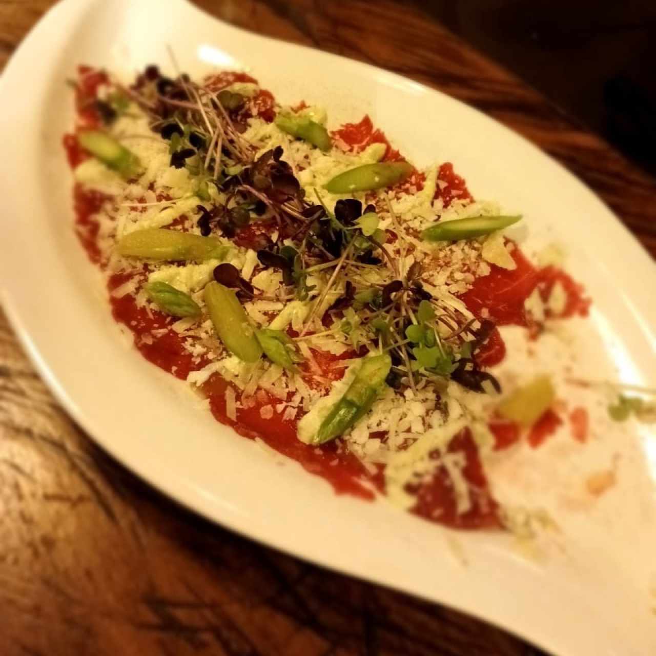 Carpaccio de res ♥️