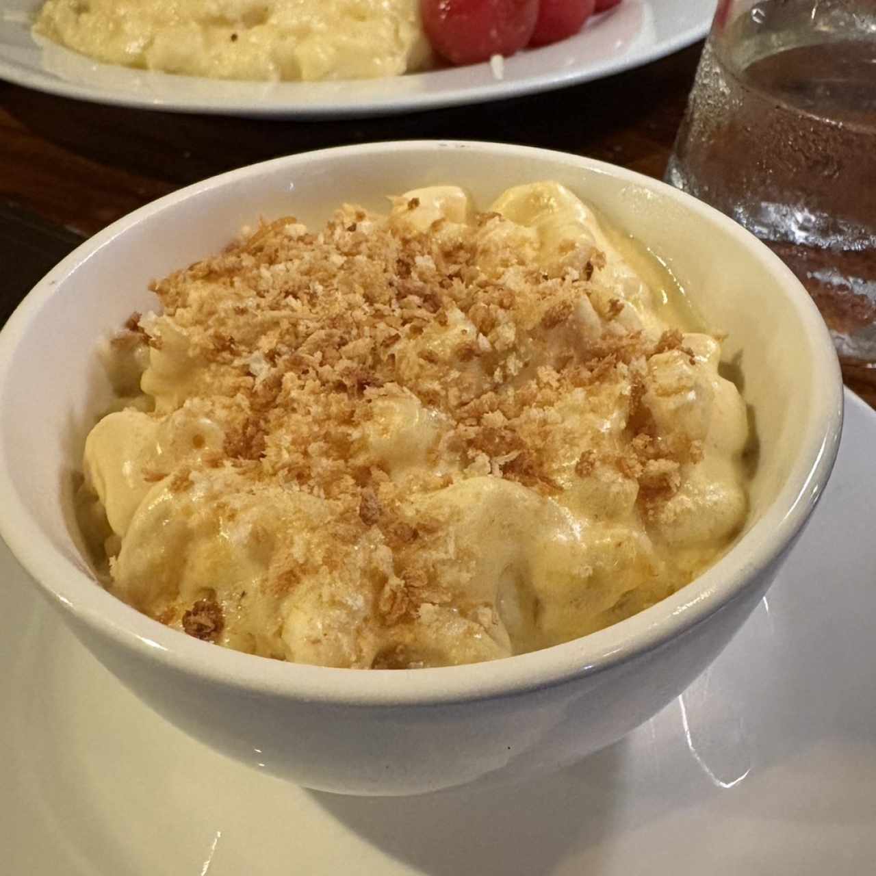 Mac and Cheese con panko tostado