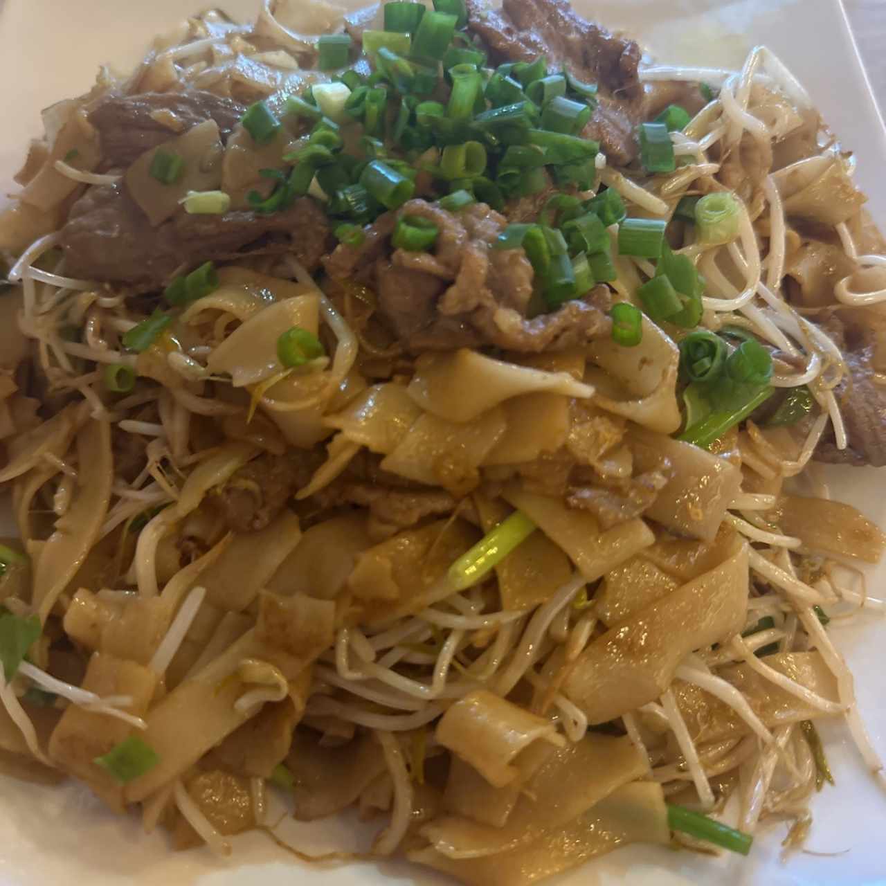 Chow fan de carne seco al estilo chino 