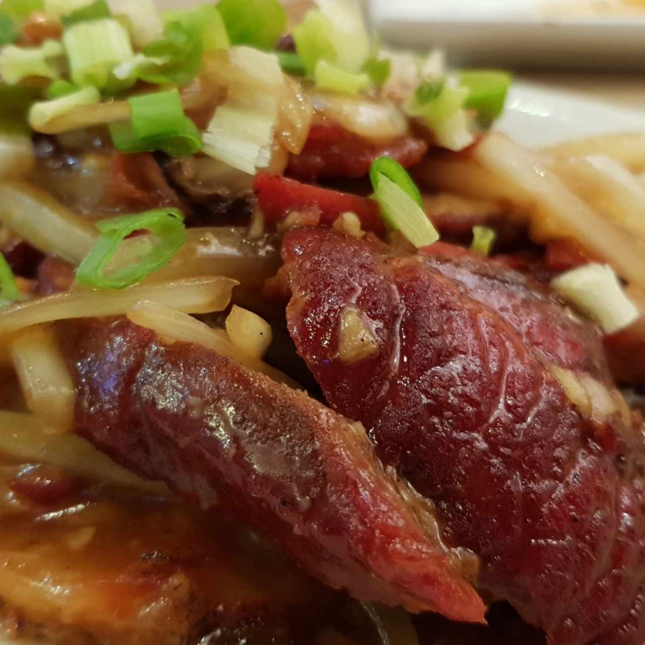 Puerco asado con papas