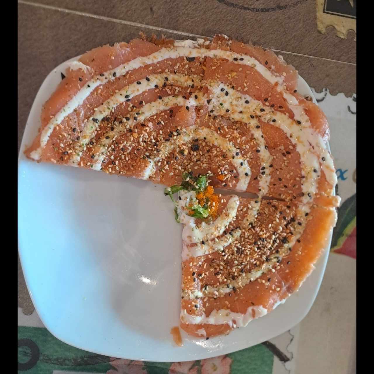 Pizza de Salmón Ahumado