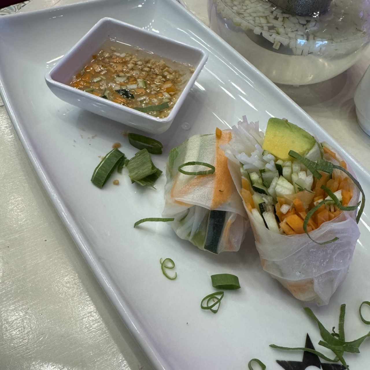 Rollitos de Papel de Arroz de Vegetales