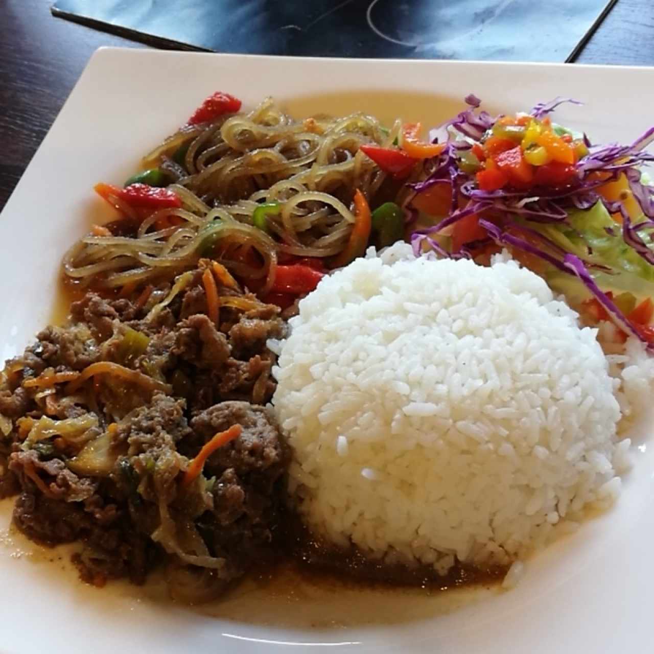 Bulgoni with rice