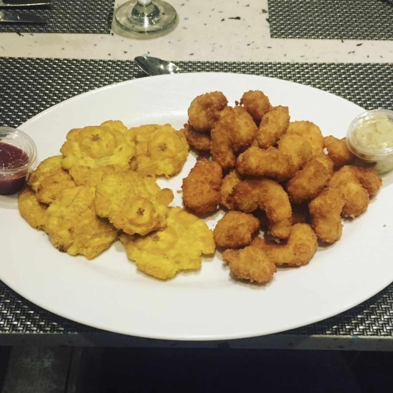 Camarones apanados