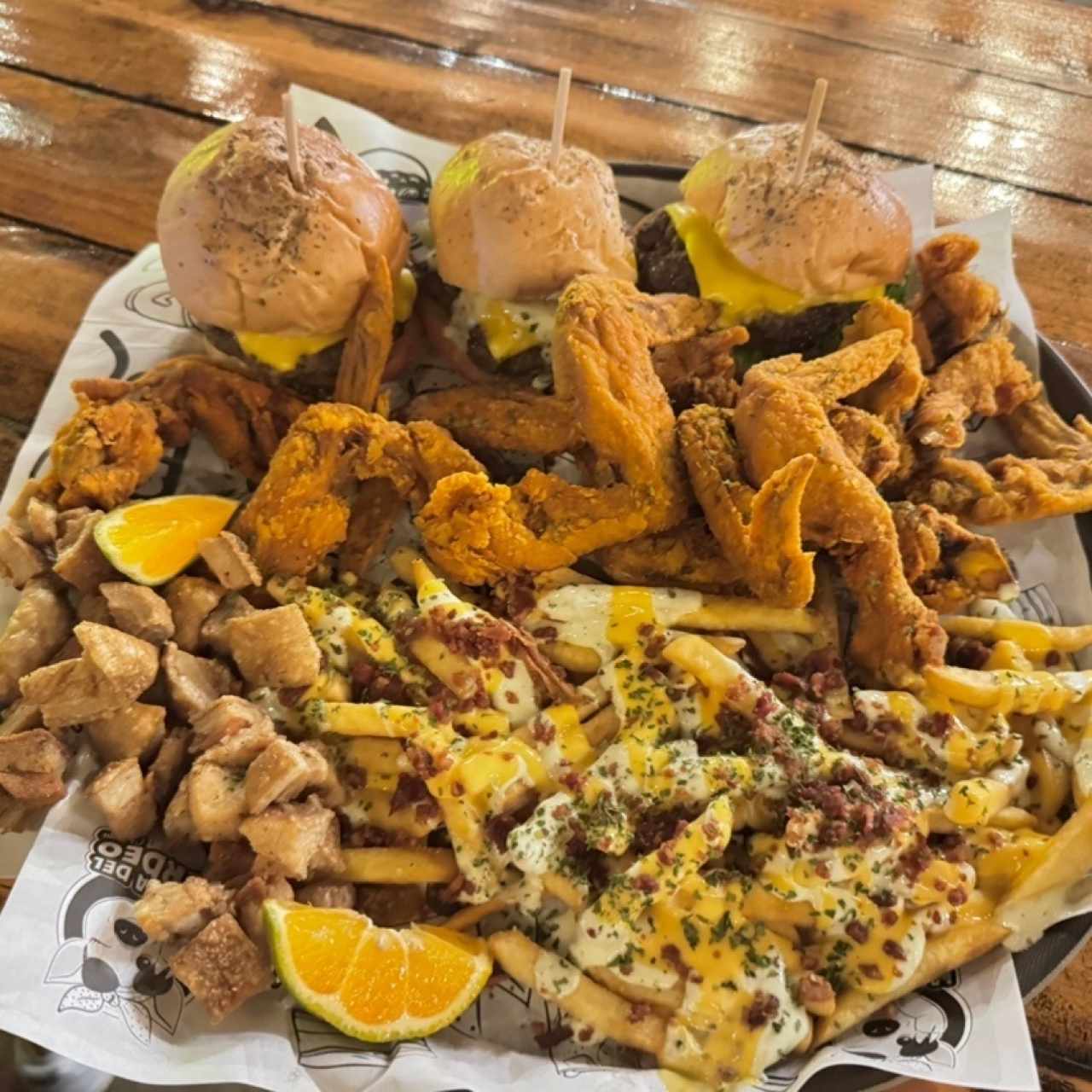 Picada cerditos para 3