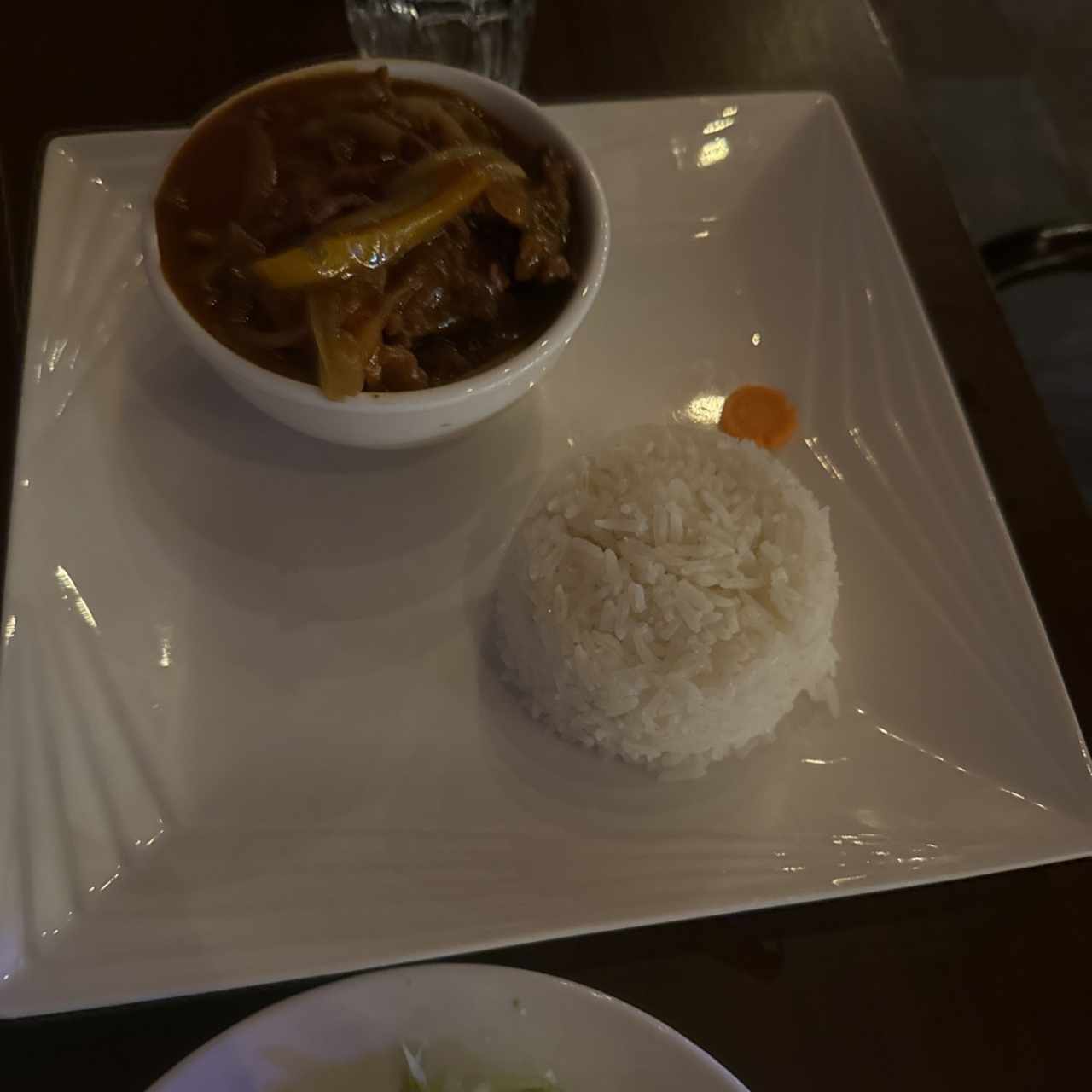 Bistec picado con arroz 