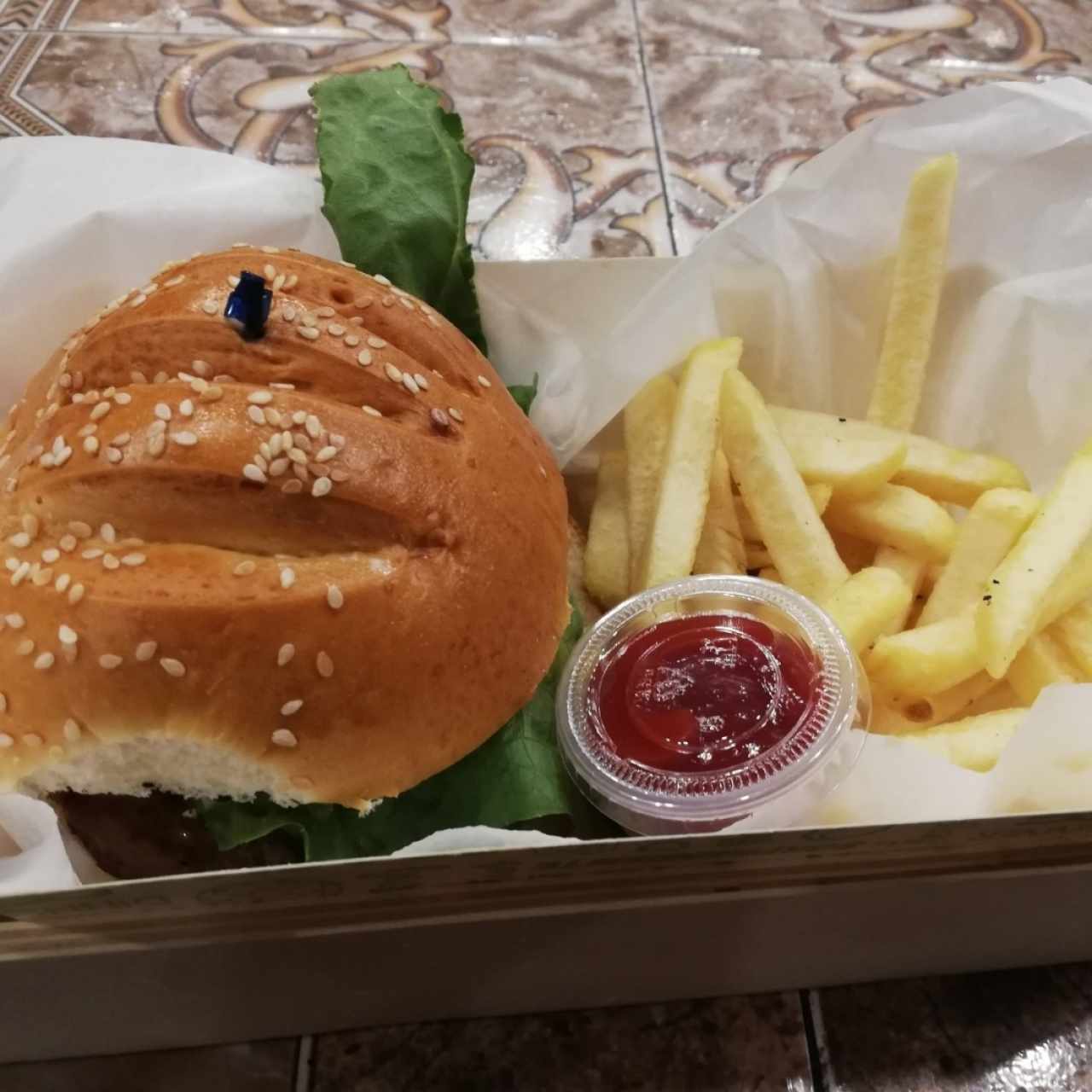 Hamburguesa Leña 